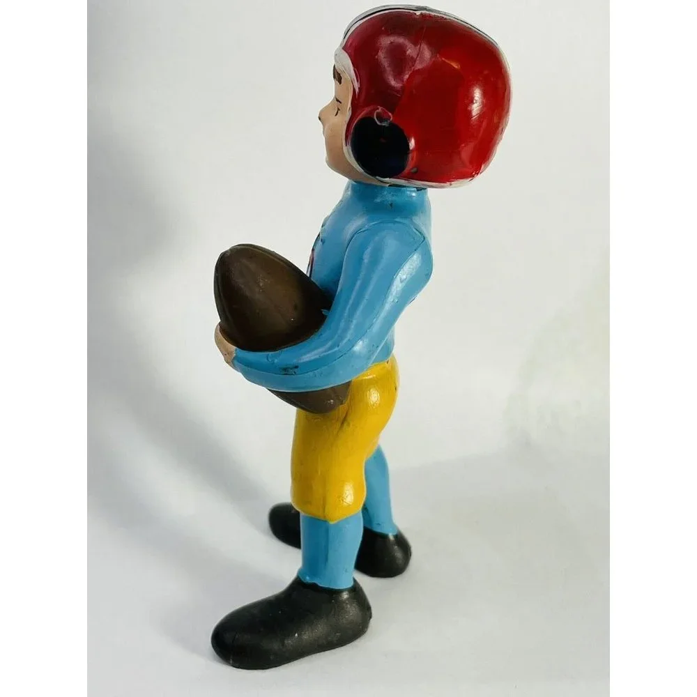 WILTON CAKE TOPPER FOOTBALL PLAYER #55 BOY KID 4.5